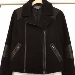 Vince Leather and Moto Jacket